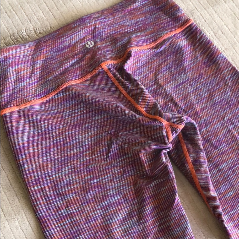 Lululemon Vintage Wunder Under Crop sz 4